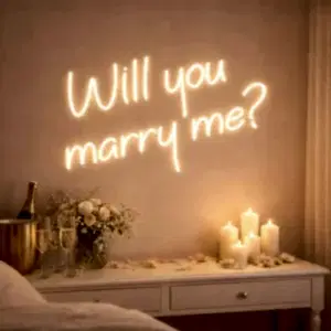 Led Neon Will You Marry Me Evlilik Teklifi Yazısı